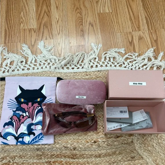 Miu Miu MU14ZS Violet Sunglasses